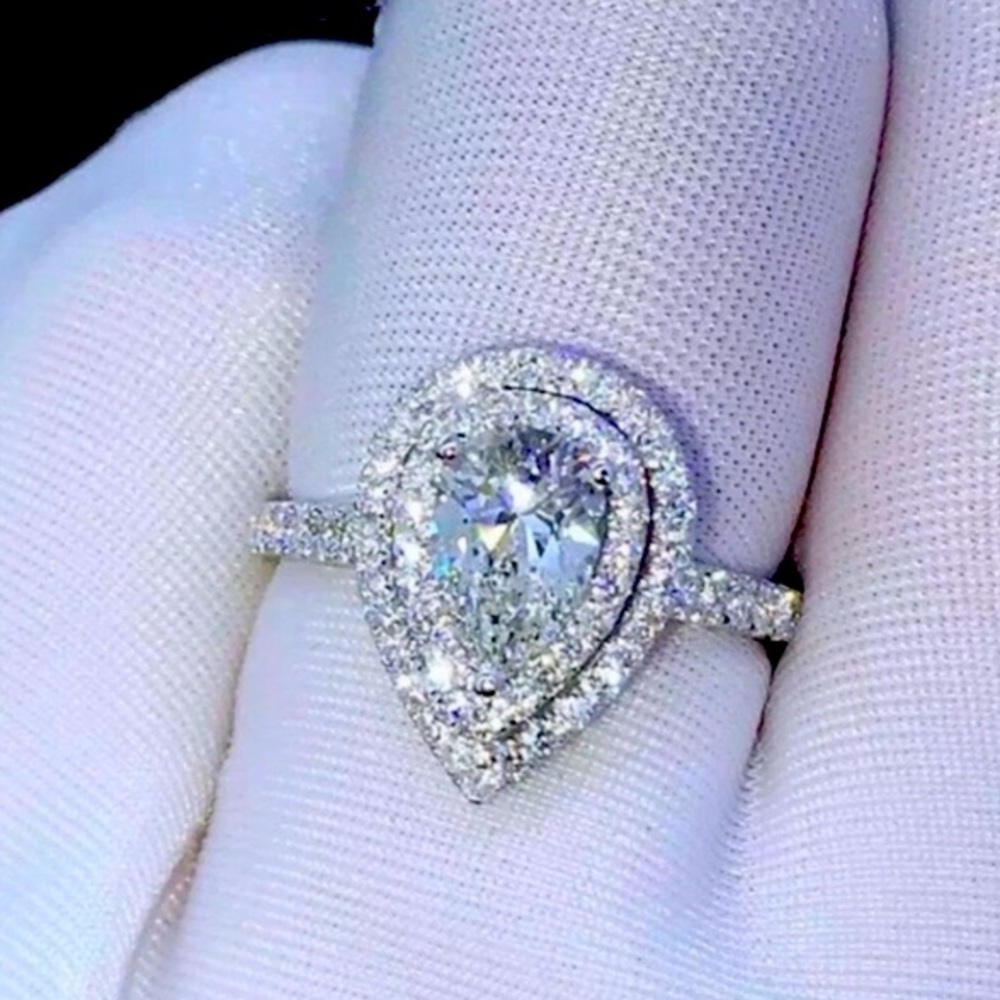 💎WHITE SAPPHIRE RING💎 - Picture 4 of 4